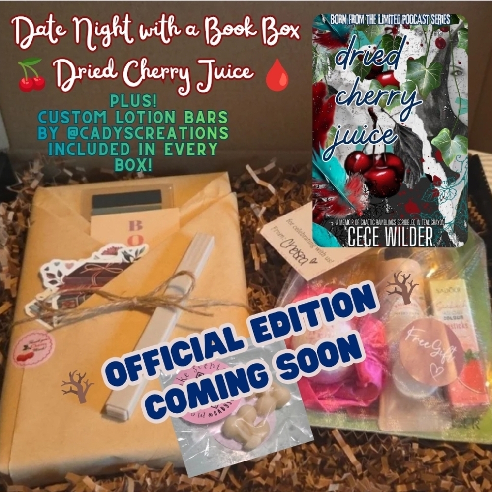 CURATED/SIGNED BY AUTHOR Date Night with a Book Boxes | Dried Cherry Juice